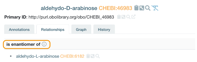 Example of chemical entity’s relationship from the ChEBI ontology